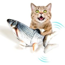 Electric 30cm Plush Fabric Simulation Fish Grass Carp