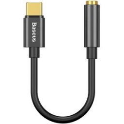 Baseus L54 Type-C To 3.5mm Jack Earphone Audio AUX Adapter Cable Black