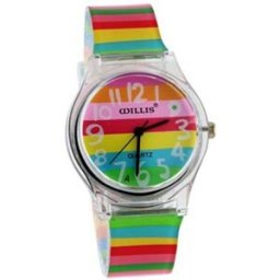 Stylish Rainbow Pattern Women's Analog Watch