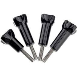 3-way Pivot Arm Assembly Extension 4 pcs thumb knob for GoPro Hero 4321 SJCAM - Black