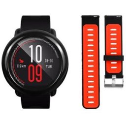 AMAZFIT Pace Replacement Strap With Hard Case Black Red