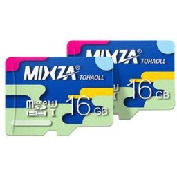 MIXZA Class10 SDHC Micro SD Memory Card Color Series-16GB