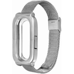 Replacement Strap For Xiaomi Mi Band 3 Smart Bracelet Silver
