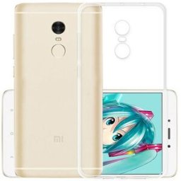 Silicon Back Cover For Redmi Note 4X - Transparent