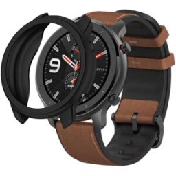 Protective TPU Cover Case For HUAMI AMAZFIT GTR Smart Watch 47MM Black