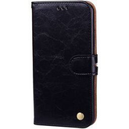 Hat-Prince Protective Leather Phone Case for iPhone XS Max Black
