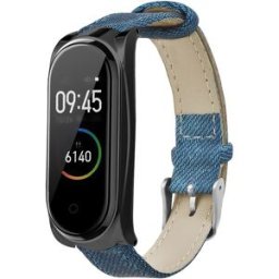 Replacement Strap For Xiaomi Mi Band 34 Smart Bracelet Blue Denim