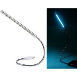 KI-610 1W 5V Bright Eye-friendly USB Touch LED Light Silver