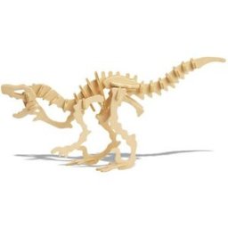 YX0424W D-09-1 DIY 3D Wooden Dinosaur Animal Puzzle