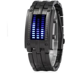 LED Digital Watch for Women Black