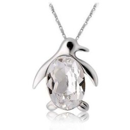 18K Gold Plated Penguin Pendant Necklace