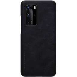 NILLKIN Leather Phone Case For HUAWEI P40 Pro Smartphone Black