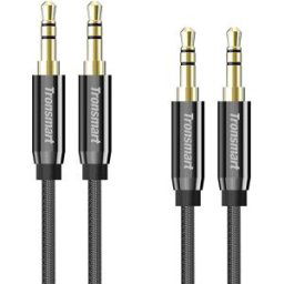 Tronsmart S3C02 [2 Pack] 3.5mm Male to Male AUX Audio Cable 4ft8ft