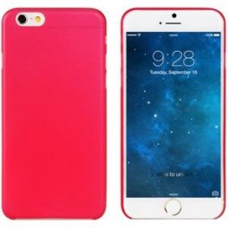 Plastic Back Cover Case for iPhone 66S Red