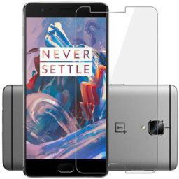 Wholesale Transparent OnePlus 3 3T Tempered Glass Hat Prince 0.26 mm