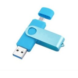 8GB USB Flash Drive With Dual Plug OTG JumpDrive