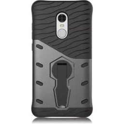 Armour Series Rotating Bracket Case For Xiaomi Redmi Note 4 - Black