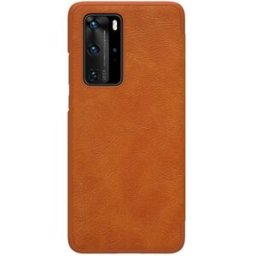 NILLKIN Leather Phone Case For HUAWEI P40 Pro Smartphone Brown