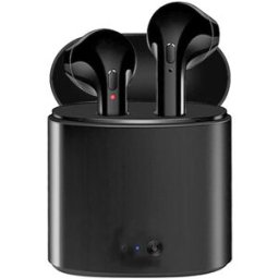 I7S Mini TWS Wireless Bluetooth Earbuds Black