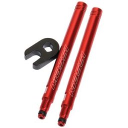 Prolongateur de valve Massi 60mm 2 pièces Rouge