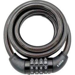Cadenas à combinaison Töls Spiral 180x12 Noir