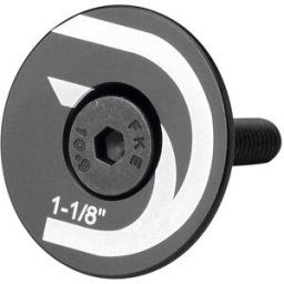Deda Elementi Bouchon et vis Deda 1 1/8'' pour potence Noir