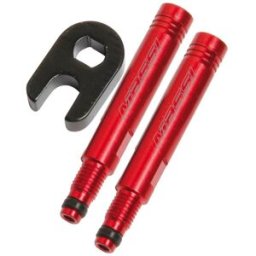 Prolongateur de valve Massi 30mm 2 pièces Rouge