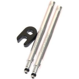 Prolongateur de valve Massi 60mm 2 pièces Argent