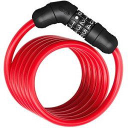 Cable antivol Abus Star 4508C/150 Combinaison Rouge