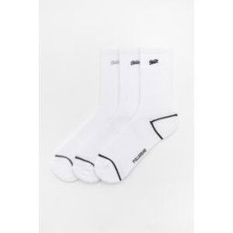 Pull&Bear Lot De 3 Paires De Chaussettes De Sport Blanc M(39-42) male