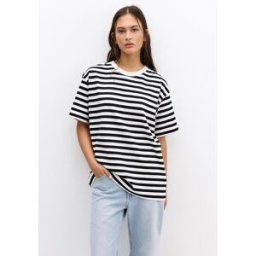 Pull&Bear T-Shirt Oversize Rayures M female