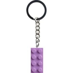 Lego Porte-clés Brique 2x4 lavande moyenne