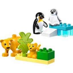 Lego Familles d'animaux sauvages: pingouins et lions