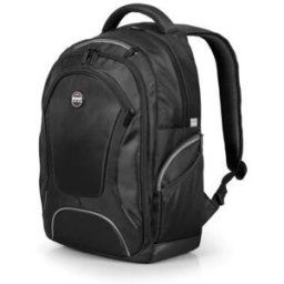 Sac à dos pour ordinateur portable PORT DESIGNS COURCHEVEL 17,3'' - 30% recyclé - Noir