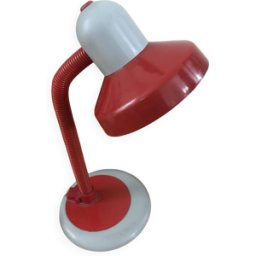 Lampe vintage massive rouge 15x0x36