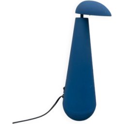 Lampe Pingouin 1990 signée Massive bleu 12x18x35