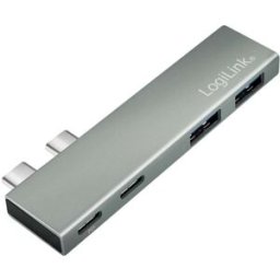 LogiLink Station daccueil USB-C® UA0399 Convient pour les marques: Apple alimentation USB-C®