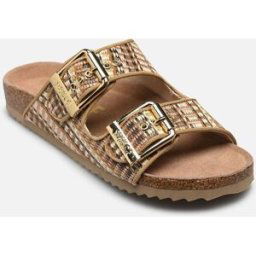 Two buckle sandal in rafia par Colors of California Beige 40 Femme