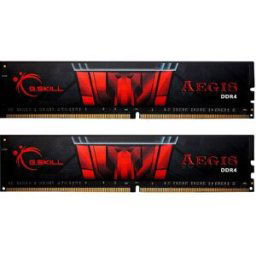 G.Skill Aegis Mémoire pour PC DDR4 16 GB 2 x 8 GB non-ECC 3000 MHz DIMM 288 broches CL16-18-18-38 F4-3000C16D-16GISB