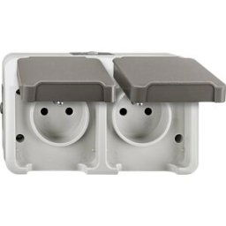Merten Prise de courant AQUASTAR gris clair MEG2520-8029 1 pc(s)