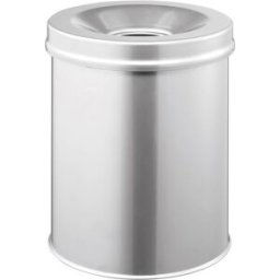 Corbeille à papier Durable SAFE rund 15 330523 15 l (Ø x H) 260 mm x 357 mm acier argent 1 pc(s)