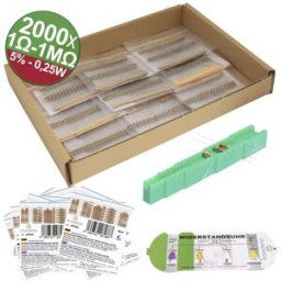 Quadrios 23P127 23P127 Résistance à couche carbone sortie axiale 0.25 W 5 % 2000 pc(s)