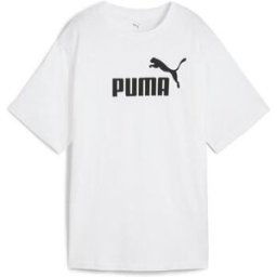Debardeur Puma Ess No. 1 Logo Relaxed Tee Blanc