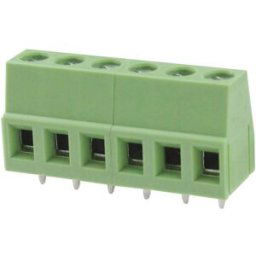 Bornier à vis Degson DG128-5.0-03P-14-00AH 3.31 mm² Nombre de pôles 3 vert 100 pc(s)