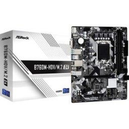 ASRock B760M-HDV/M.2 D4 Carte mère Socket (PC) Intel® 1700 Facteur de forme (détails) Micro-ATX Chipset de la carte mère Intel® B760