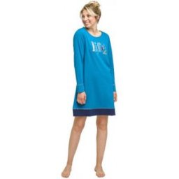 Pyjamas / Chemises de nuit Kindy Pyjama Liquette en coton "Life" fleuri Bleu