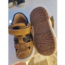 Sandales enfant Saxo blues Chaussures bébé Jaune
