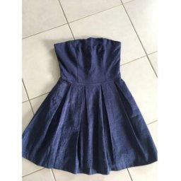 Robe courte Naf Naf Robe bustier Bleu