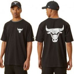 Debardeur New-Era T-shirt homme oversize Chicago Bulls Noir - 12893174 Noir
