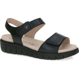 Sandales Caprice black blk sole casual open sandals Noir
